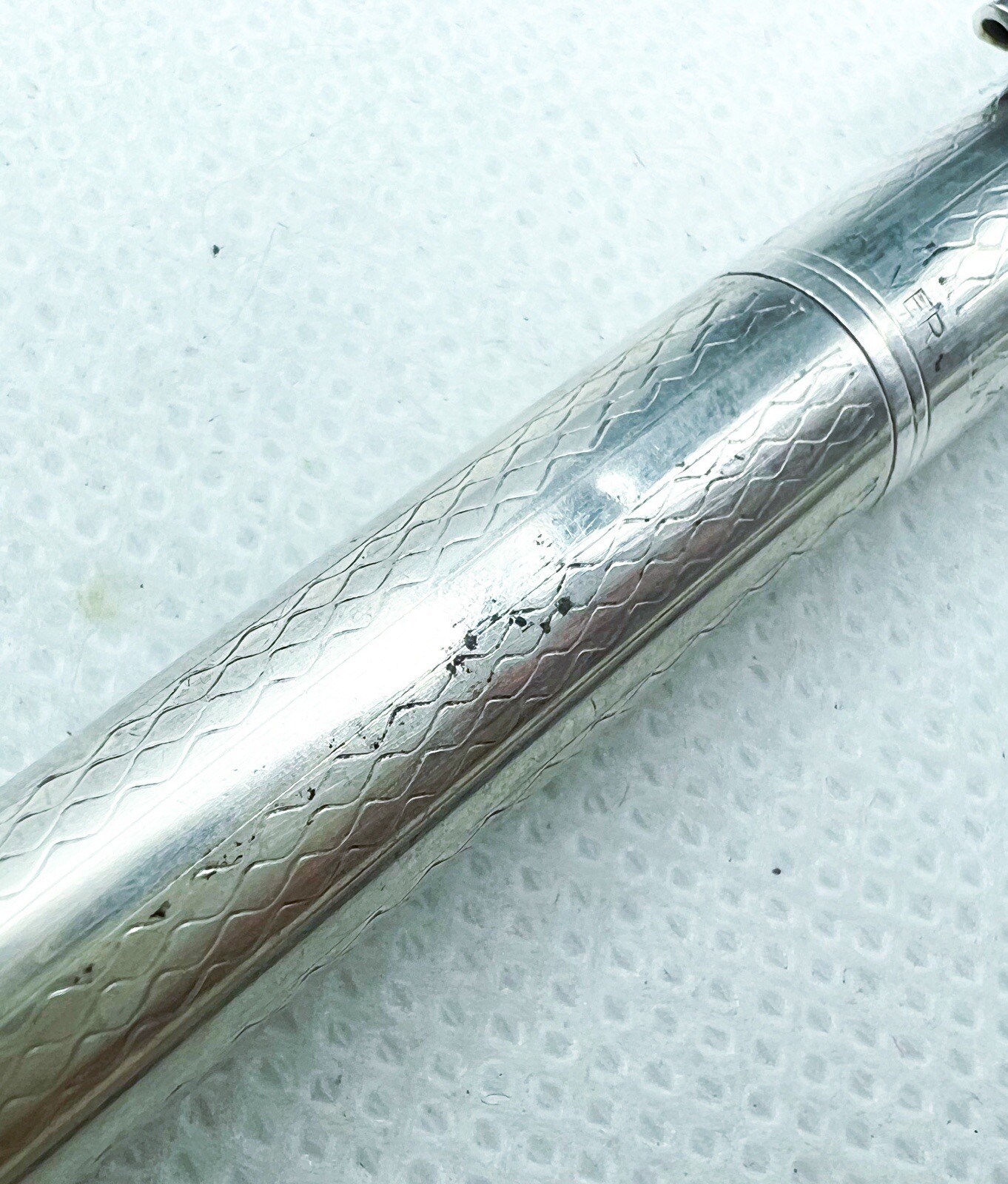 Newman Sterling Silver Mechanical Pencil two colors continues twist 0.9mm