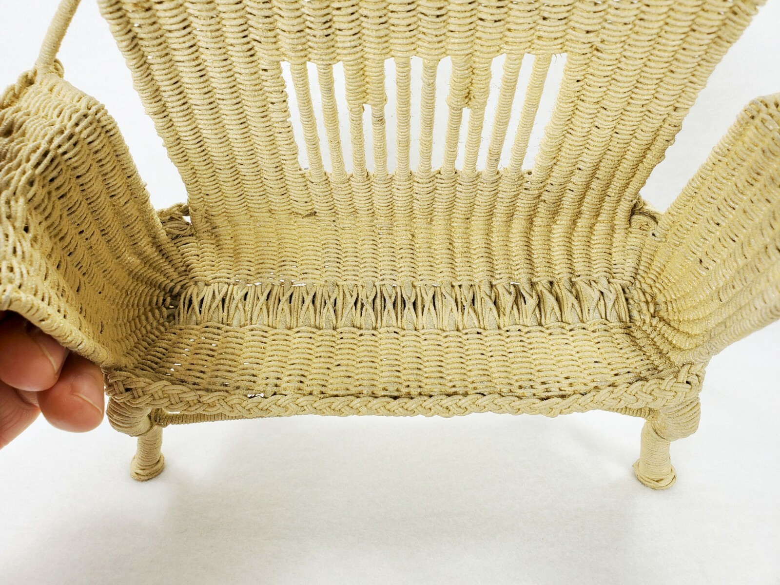 ANTIQUE 4 Pieces Handmade Wicker Wire Doll House Furniture – Dewey Estate Mass.
