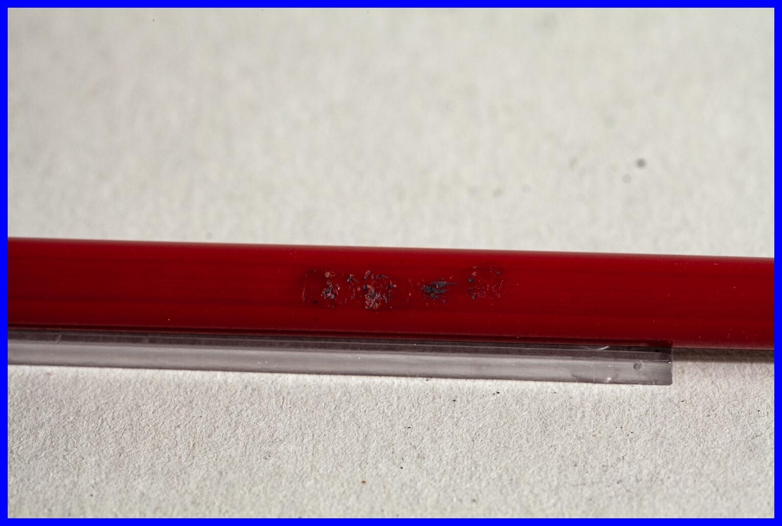 1910 drafting pocket size mechanical pencil 2 mm dark red and black