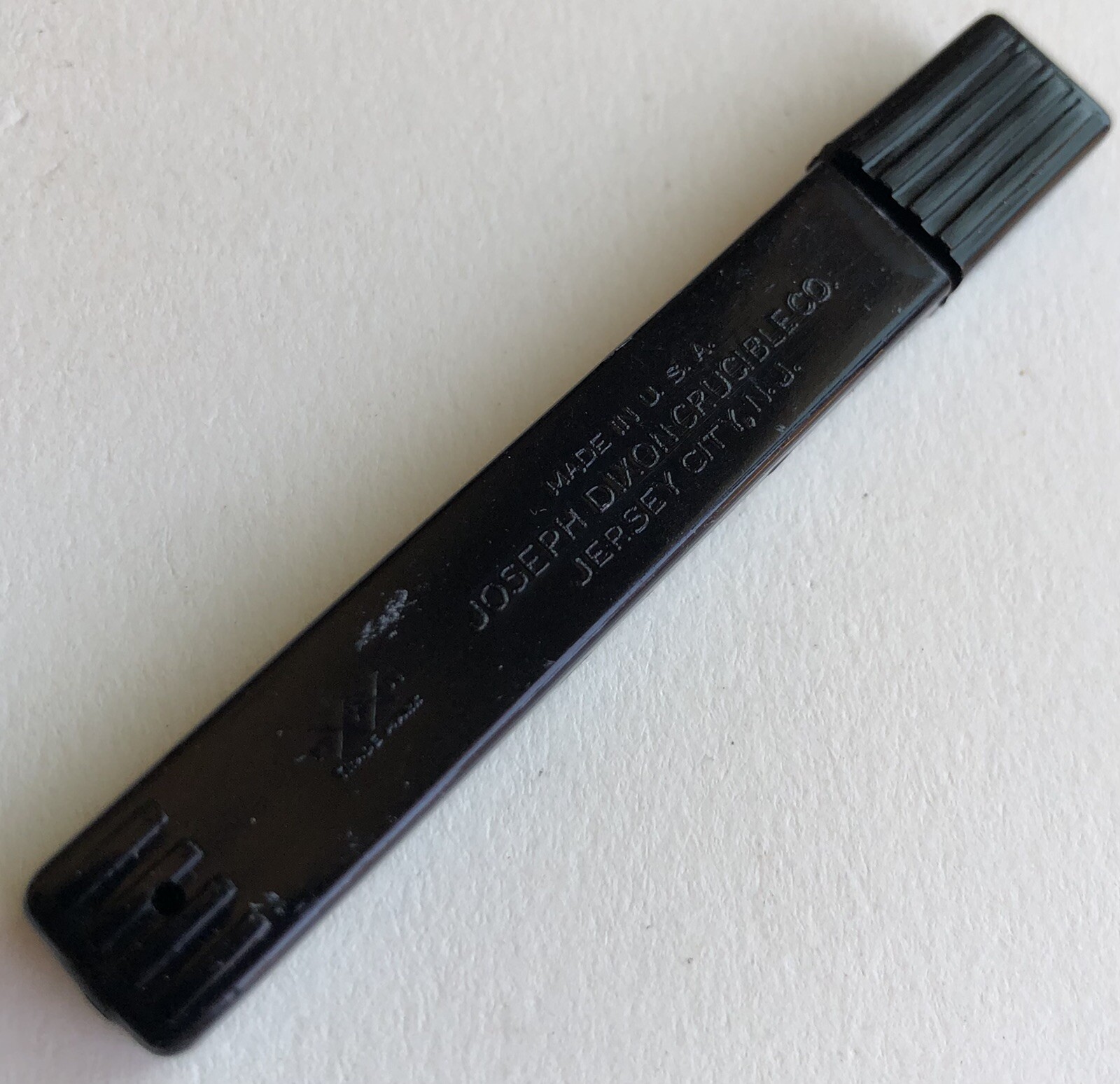 Vintage DIXON Mechanical Pencil Lead B Black .9mm NOS 12pk Bakelite Tube USA