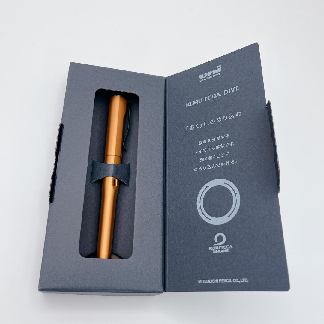 Uni Kuru Toga Dive Mechanical Pencil 0.5mm Twilight Orange M5-5000 Mitsubishi