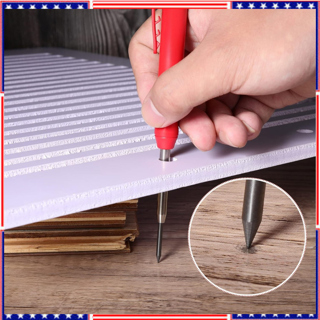 Mechanical Pencil Set with 4 Carpenter Pencils and 36 Construction Pencil