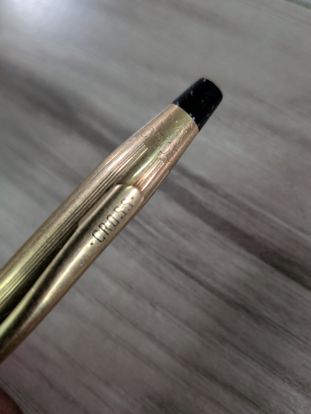 Vintage Cross Mechanical Pencil 1/20 12 KT Gold Filled Made In USA ( WORKING )
