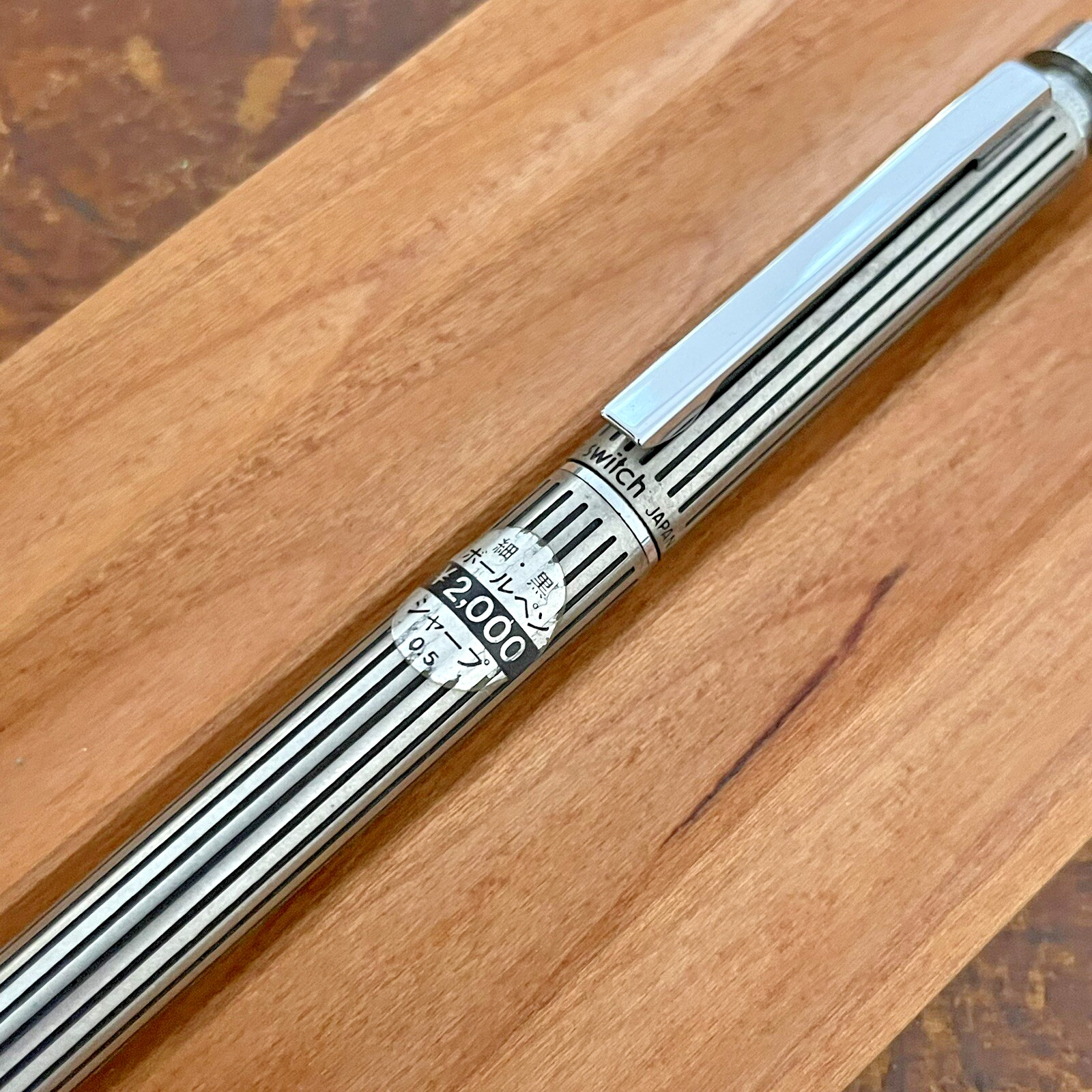 Pilot Multi-Function Ballpoint Pen Pencil Switch Etched Motif Made in Japan