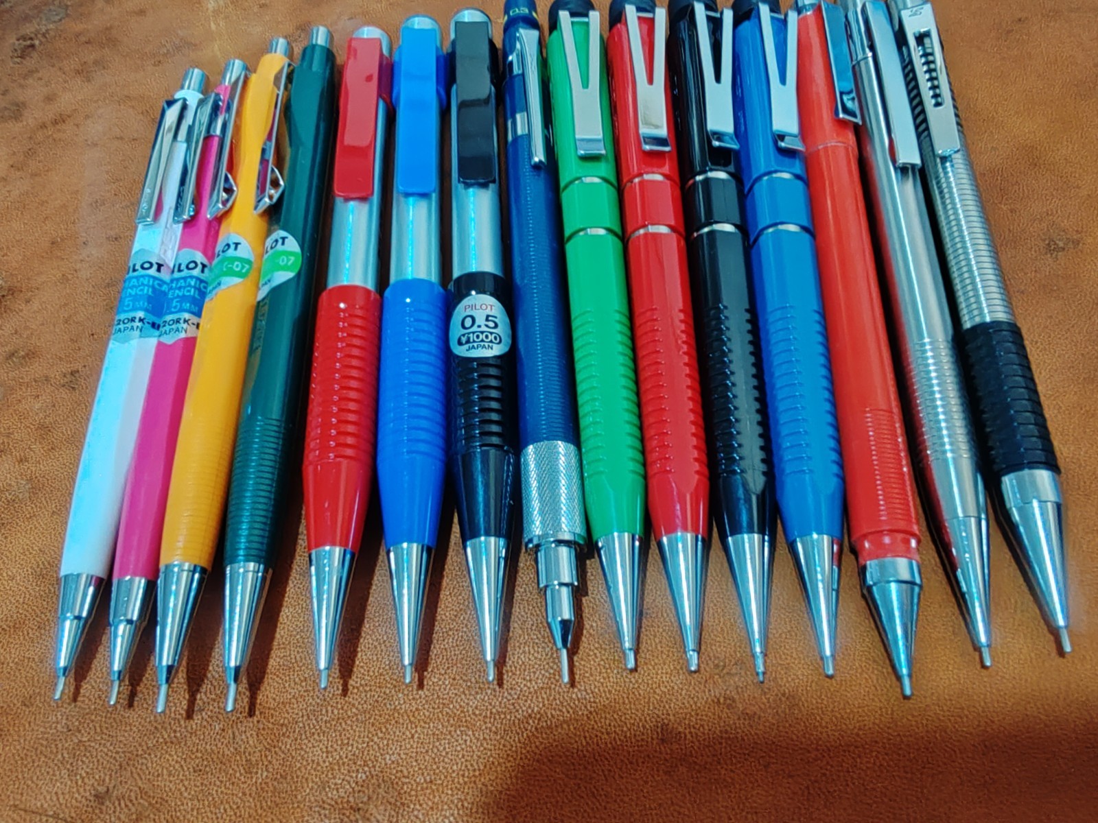 NOS VINTAGE PILOT Mechanical Pencil RARE Collection JAPAN Lot Of 15 PCS