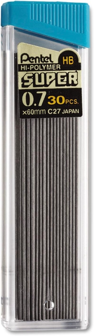 Super Hi-Polymer Lead, Medium Point 0.70mm – Perfect for Artists & Students