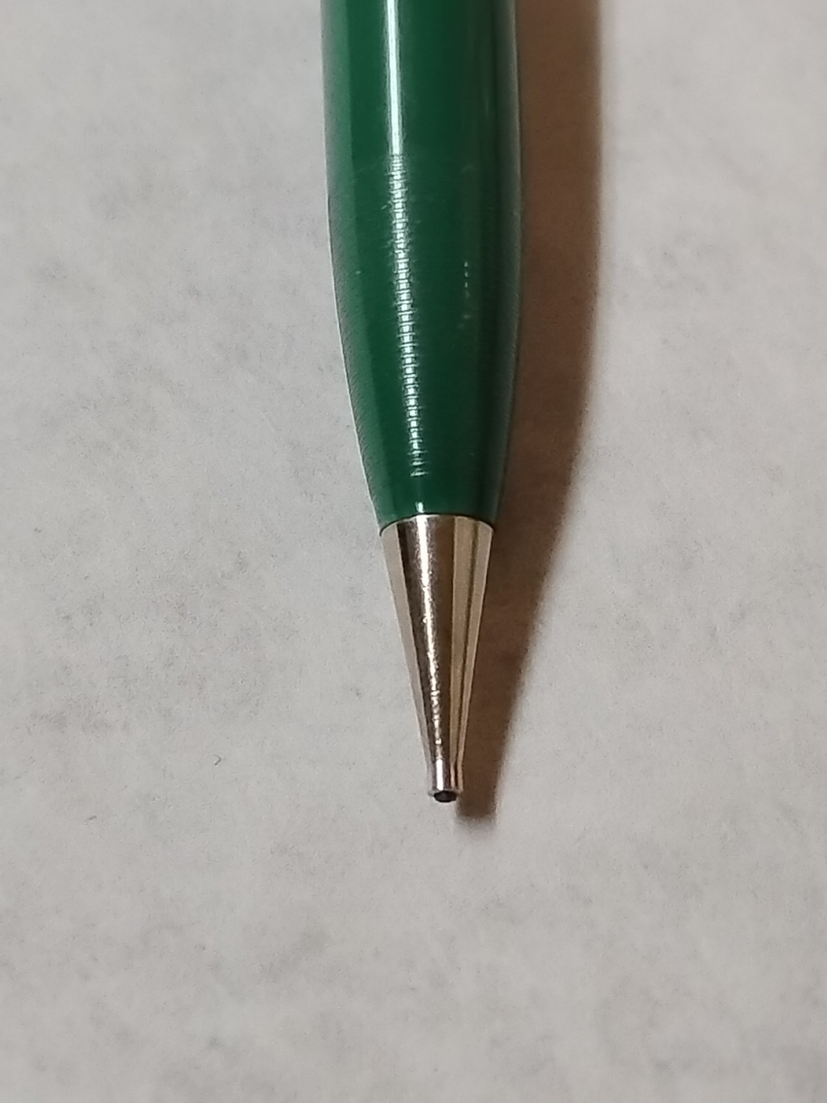 Vintage Sheaffer Green & Chrome Mechanical Pencil 4-3/4″ 9mm – Works #K7