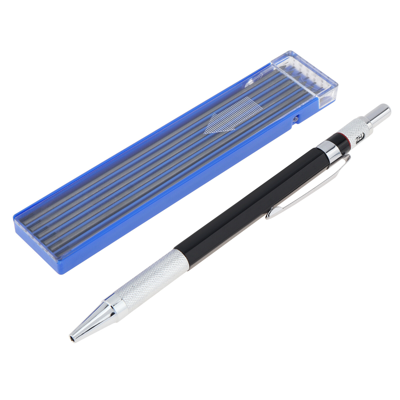 2 Pack Mechanical Carpenter Pencil Scribers Woodworking With 24 Refills,US,NEW