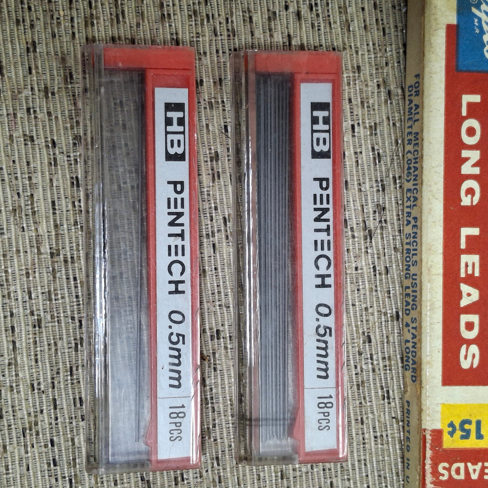 Mixed Lot Scripto/ Pentel/Papermate #2 Mechanical Pencil Eraser Lead Refill/Used