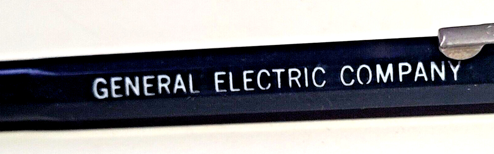 Black Pocket Clip-Scripto ADVERTISING-Mechanical Pencil GENERAL ELECTRIC COMPANY