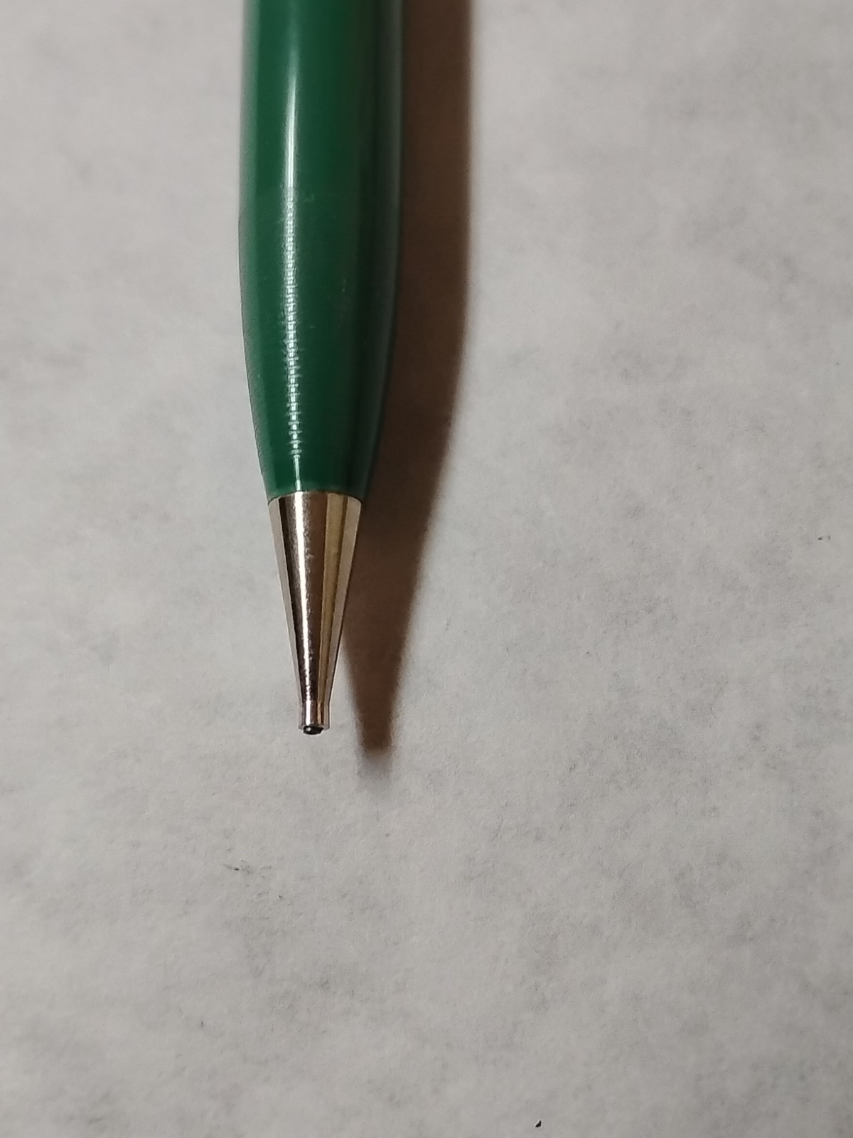 Vintage Sheaffer Green & Chrome Mechanical Pencil 4-3/4″ 9mm – Works #K7