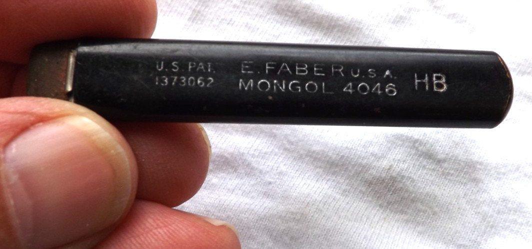 VINTAGE E. FABER MONGOL 4046 HB MECHANICAL PENCIL LEAD HOLDER CASE Eberhard