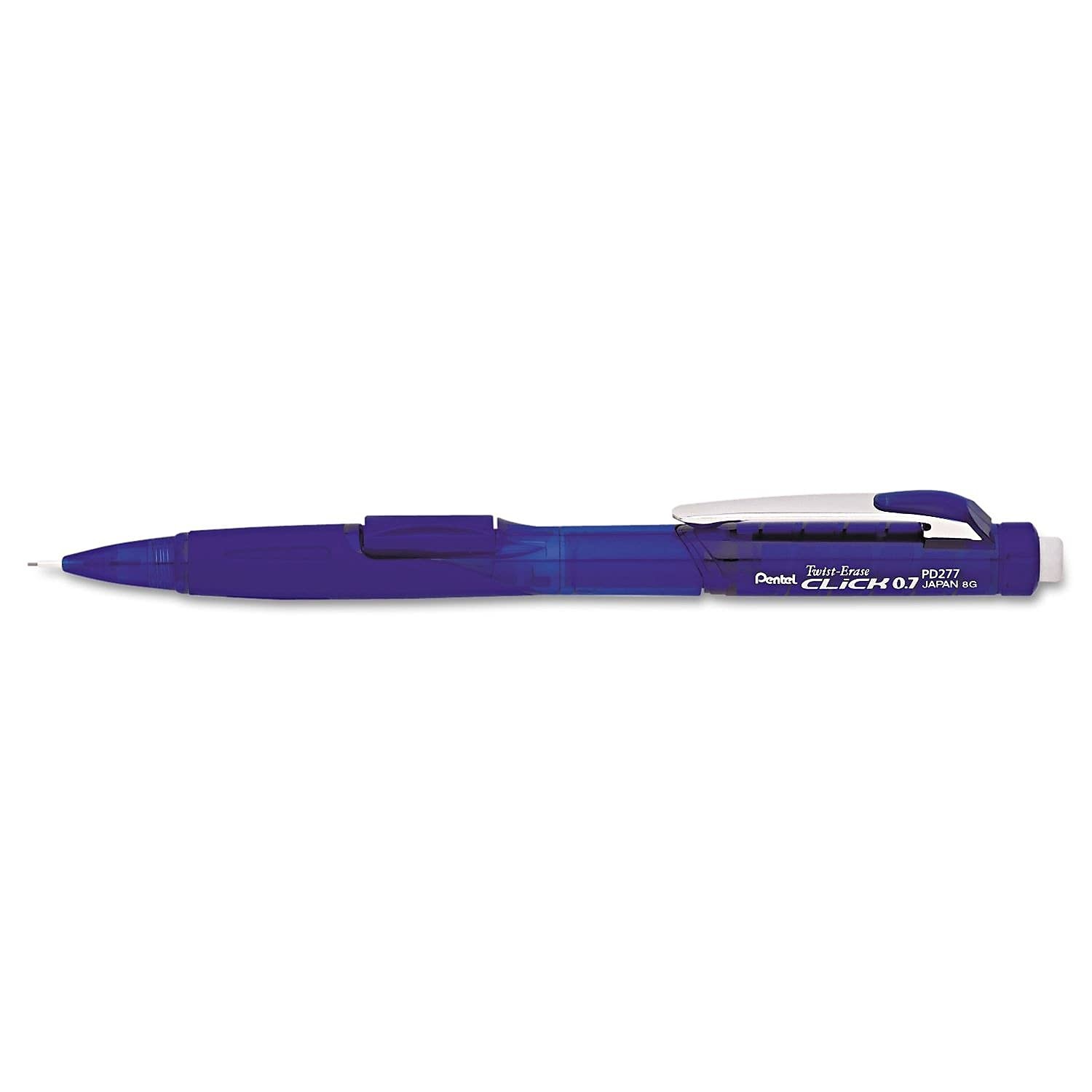 Pentel PD277TC Twist-Erase CLICK Mechanical 1 Count (Pack of 1), Clear