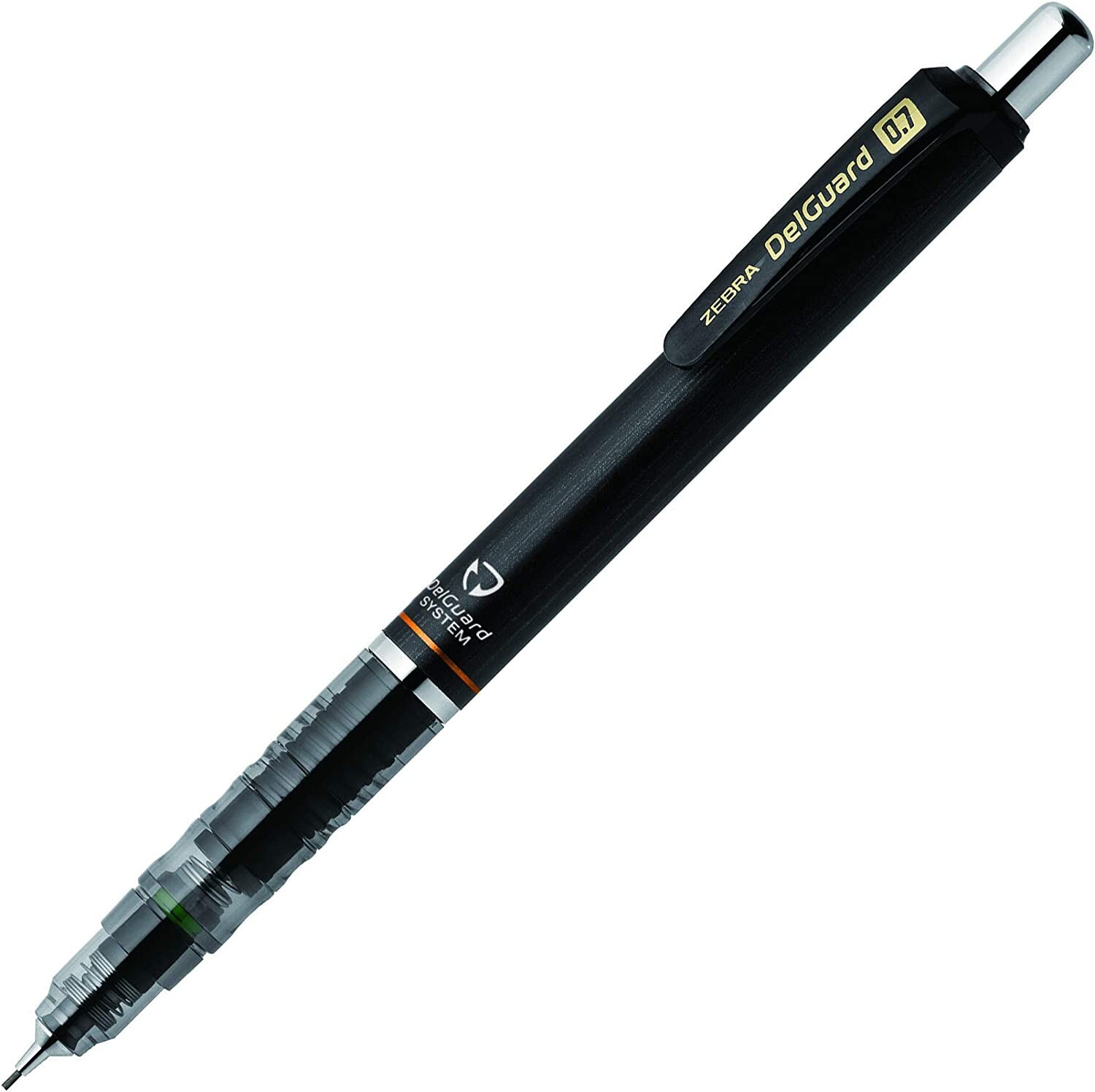 Zebra Mechanical Pencil Delguard 0.7mm Black Body P-MAB85-BK