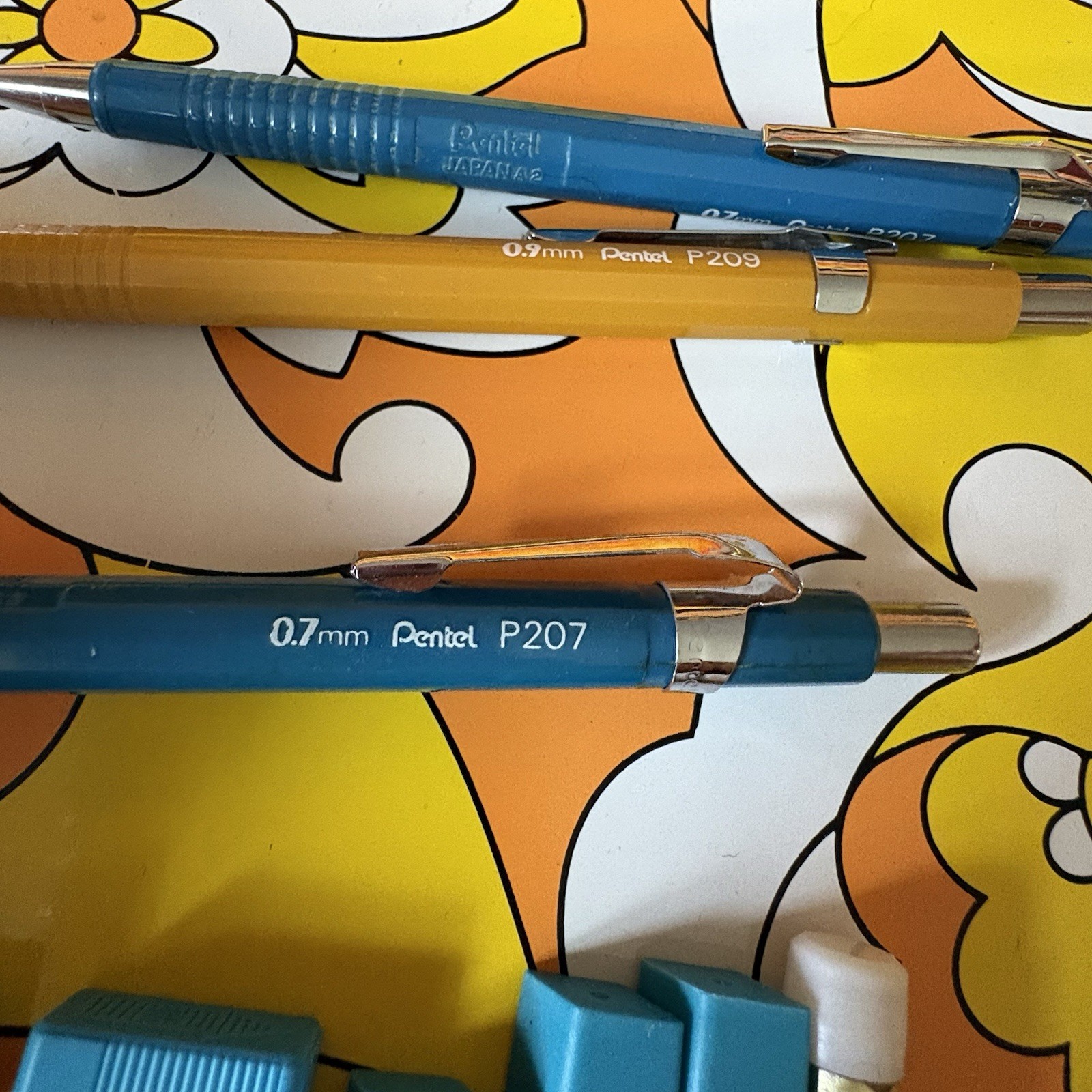 Lot Of Pentel Sharp Mechanical Drafting Pencils P207 and P209