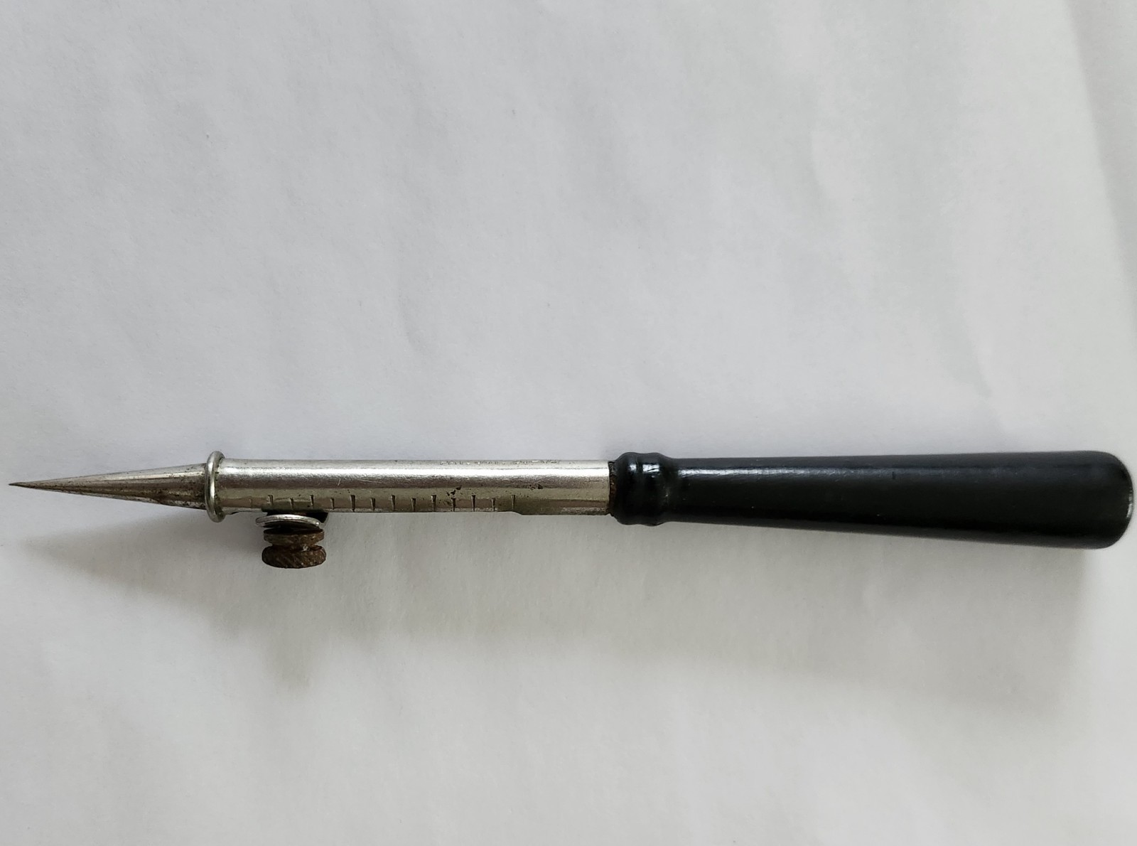 RARE-Vintage Mechanical Pen Metal Victorian Pat. DCI 2809