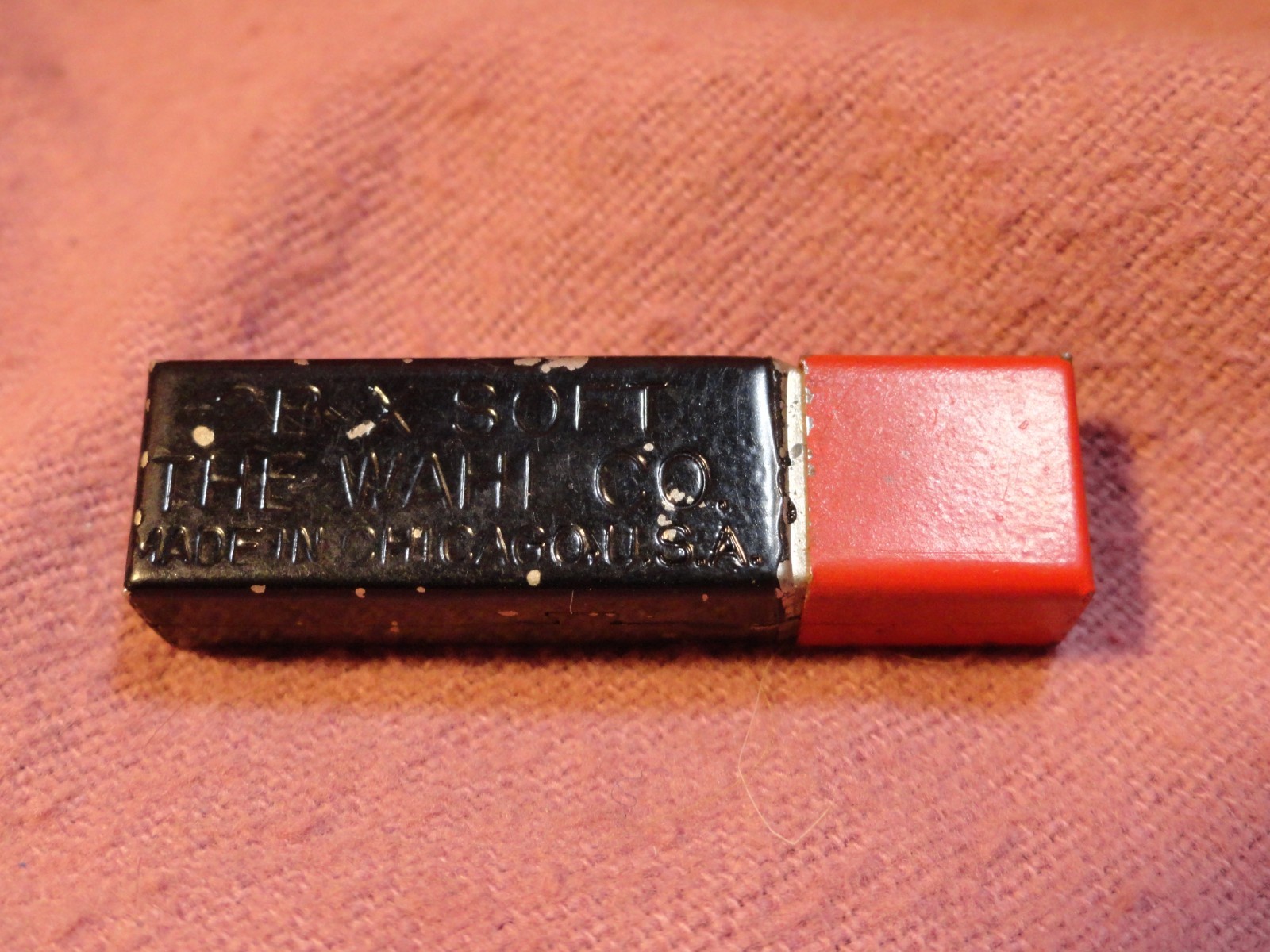 VINTAGE EVERSHARP RED TOP TIN OF SQUARE WRITING LEADS THE WAHL COMPANY FAST SHIP