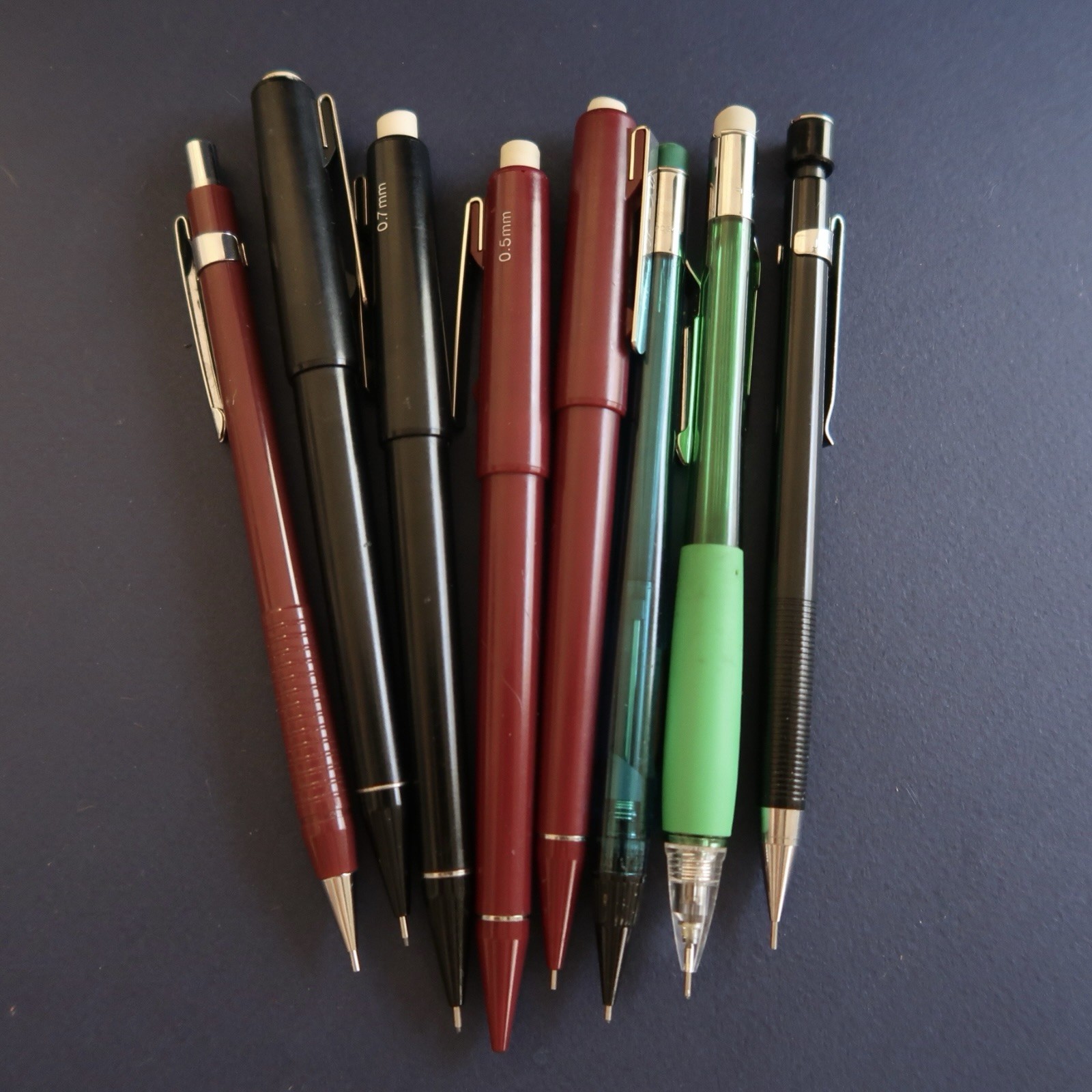 Vtg Skilcraft Mechanical Pencil Mixed Lot Red Black Green