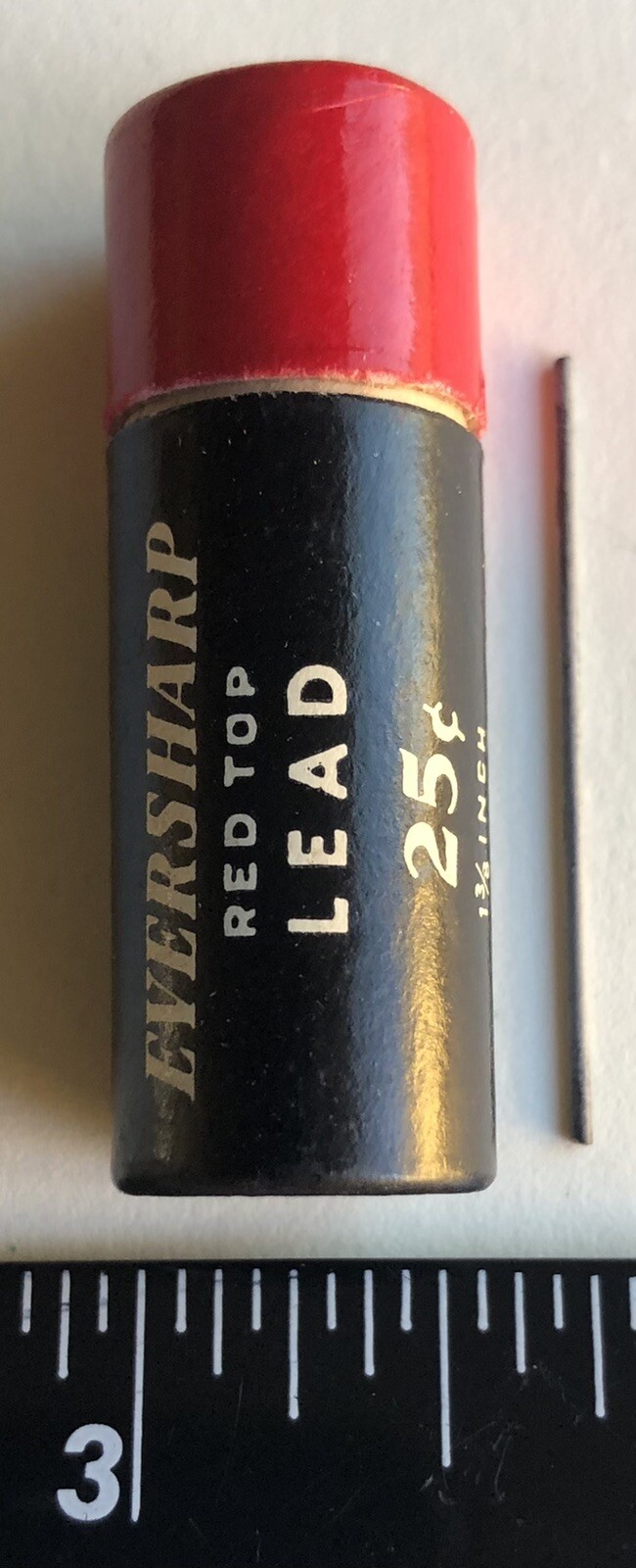 Vintage EVERSHARP Mechanical Pencil Lead Black HB Medium .9mm NOS 80pk Tube USA