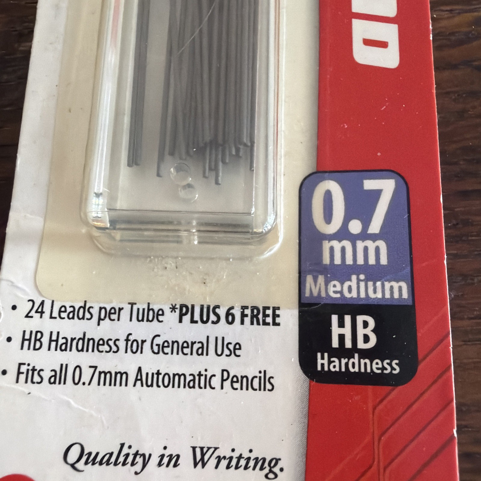 Eco-Friendly 0.5mm Refillable Lead Refill – 30 Pieces of Super Hi-Polymer HB