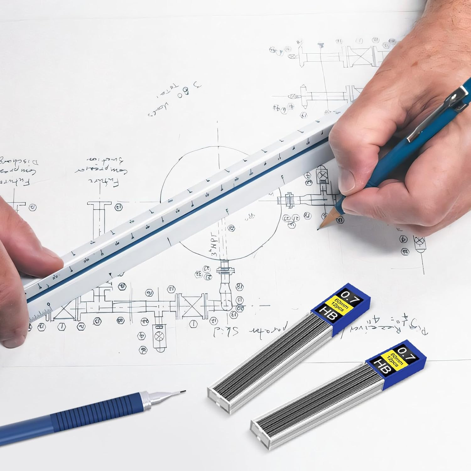 Lead Refills, 840 Pieces [0.7 Mm HB] Break Resistant Mechanical Pencil Refills,