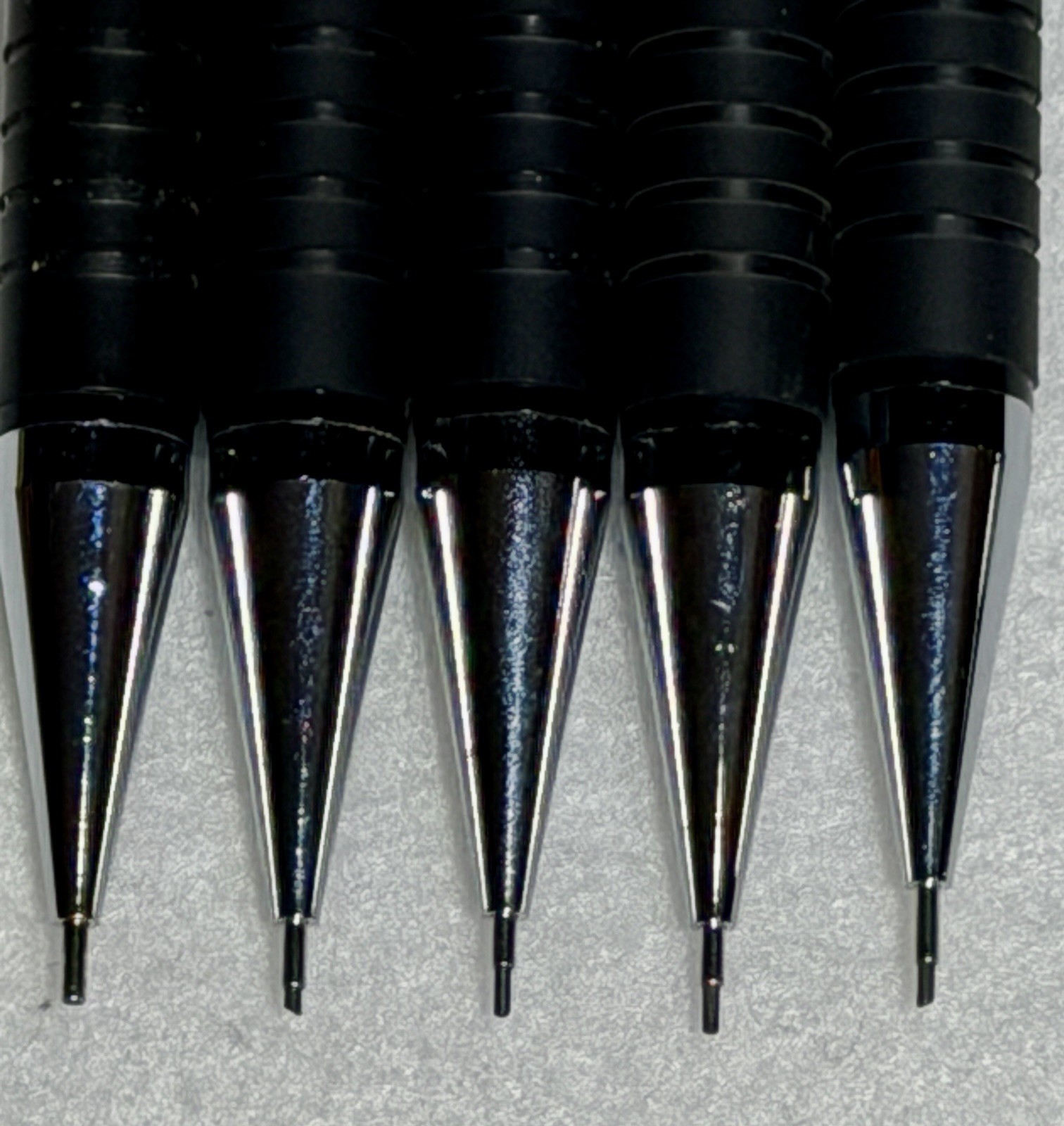 VTG 5 Sanford Digit Mechanical Pencil 0.7mm Japan Black Silver