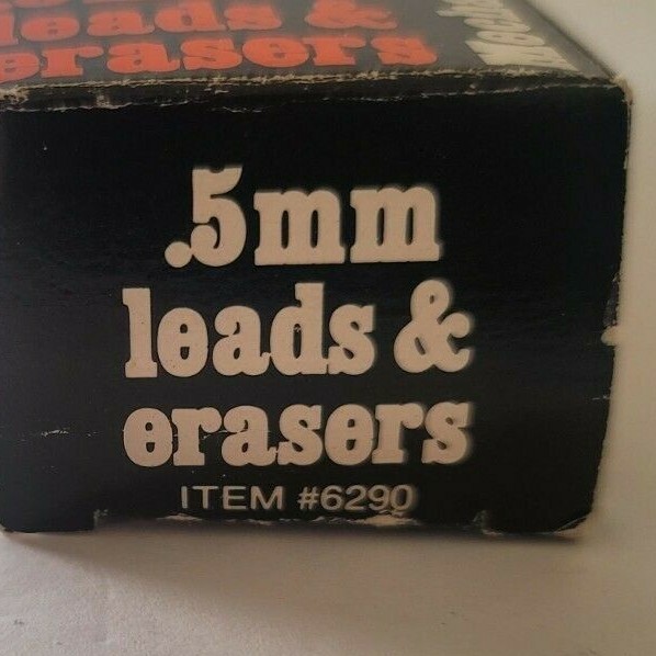OMNI Pen Corp 0.5mm Leads and Erasers New in Box 6290