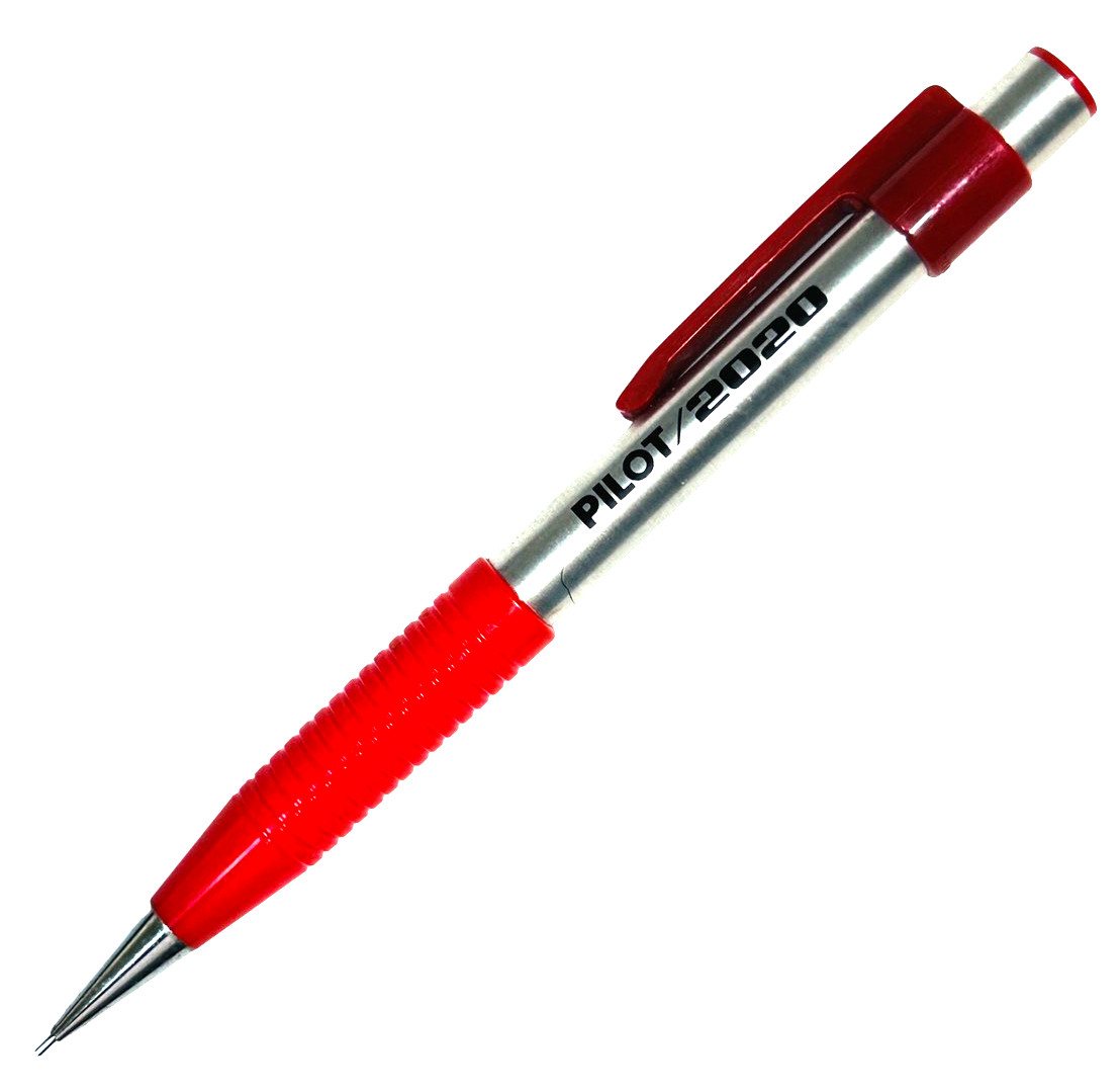 Pilot 2020 Young HF-100S 0.5mm Red Grip Shaker Mechanical Pencil Vintage Japan