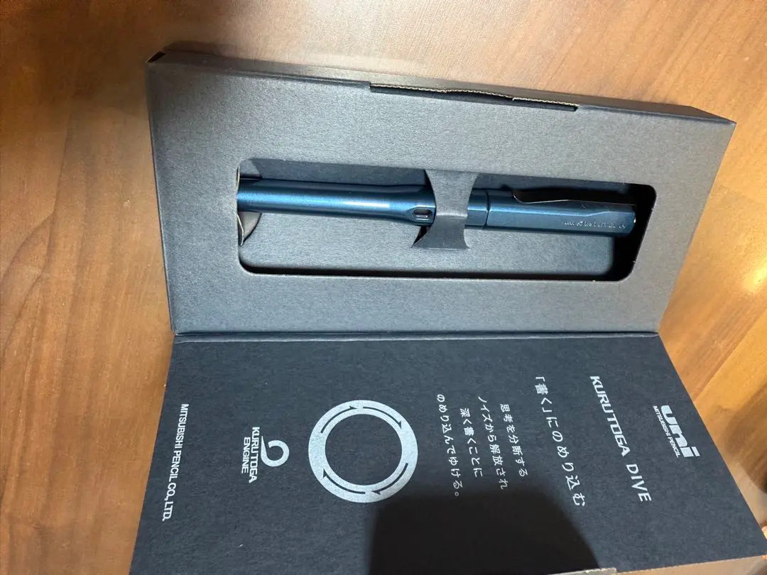 Uni Kuru Toga Dive Mechanical Pencil 0.5mm Abyss Blue Used Free shipping Japan