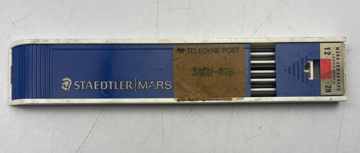Vintage Staedtler Mars Lumograph 200-2h Pencil Leads in box – 9 Total – Drawing