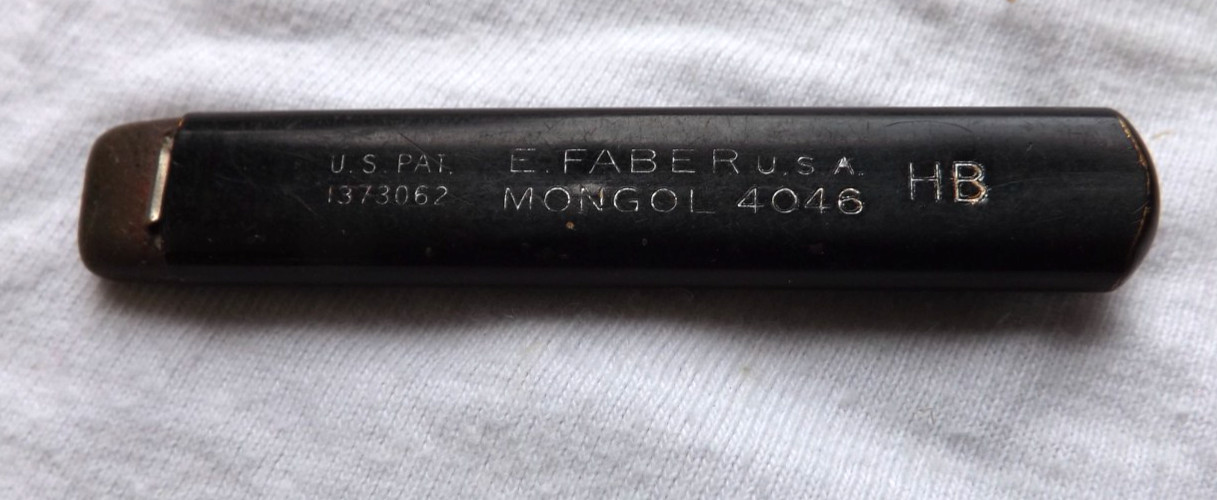 VINTAGE E. FABER MONGOL 4046 HB MECHANICAL PENCIL LEAD HOLDER CASE Eberhard