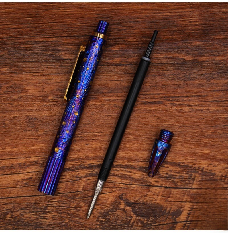 Handmade Titanium Mechanical Pencil EDC Artist Student Drawing Pencil Stationery