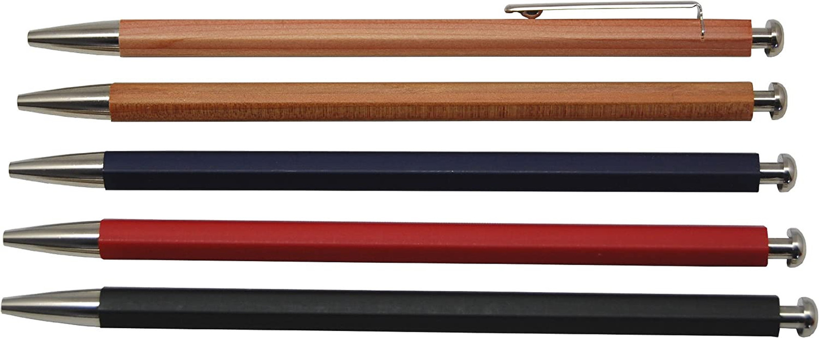 2.0mm Mechanical Pencil, Wooden Barrel, With Lead Sharpener, #1 B, Black Lead, 1