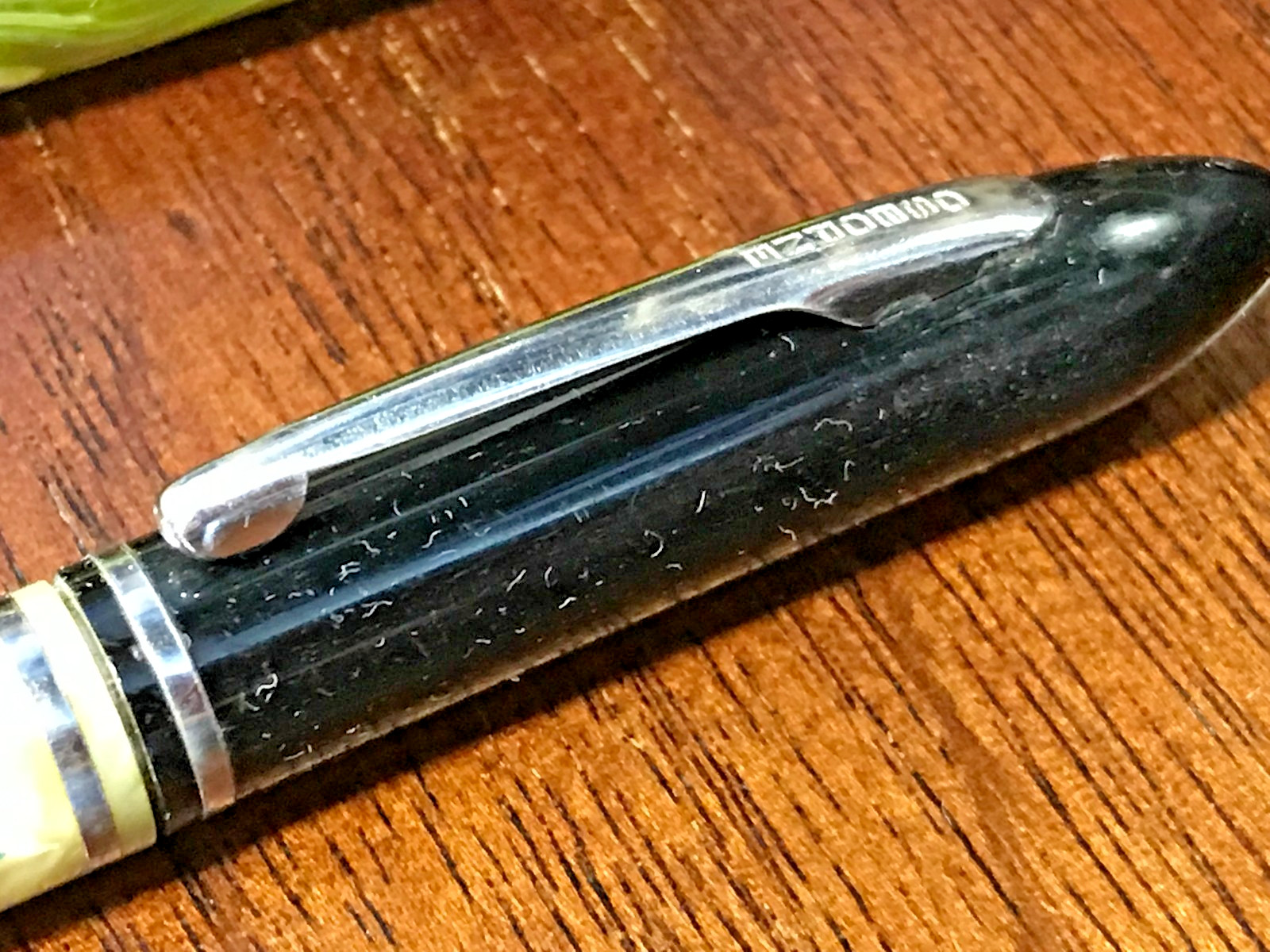 2 OLD MECHANICAL PENCILS ~ GREEN CELLULOID & 2-TONE OSBORNE ~ Estate Finds