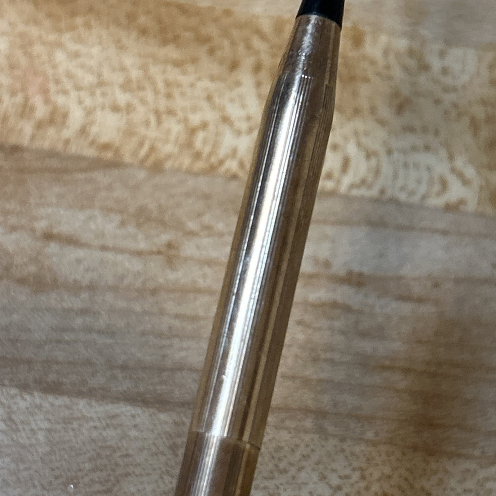 VTG Cross 10k Gold Filled Mechanical Pencil Twist Electroplated Chevron Logo Wks