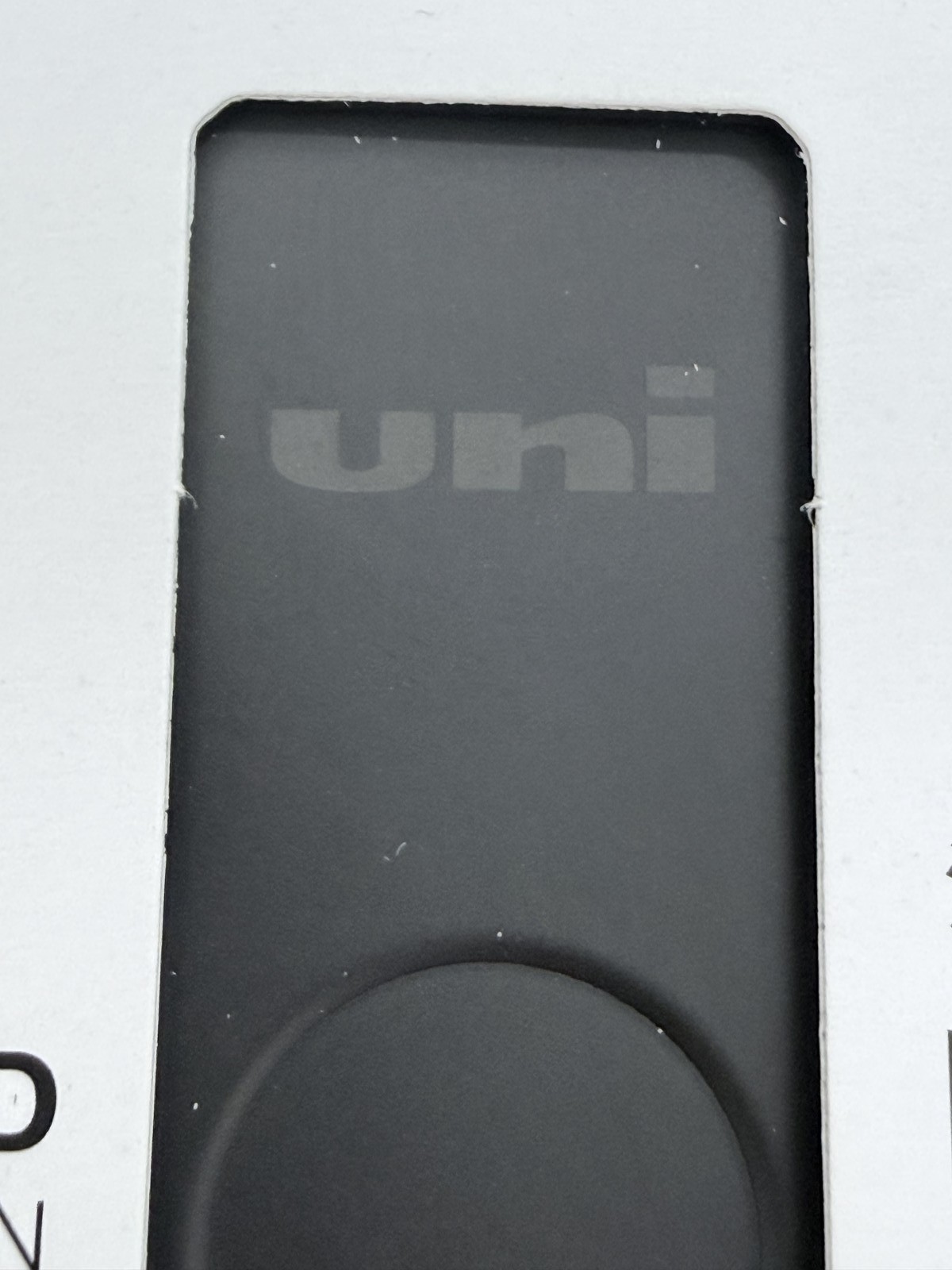 Uni 0.5 HB Lead Refill Limited Matt Black Metal Case Mitsubishi Pencil Japan NEW