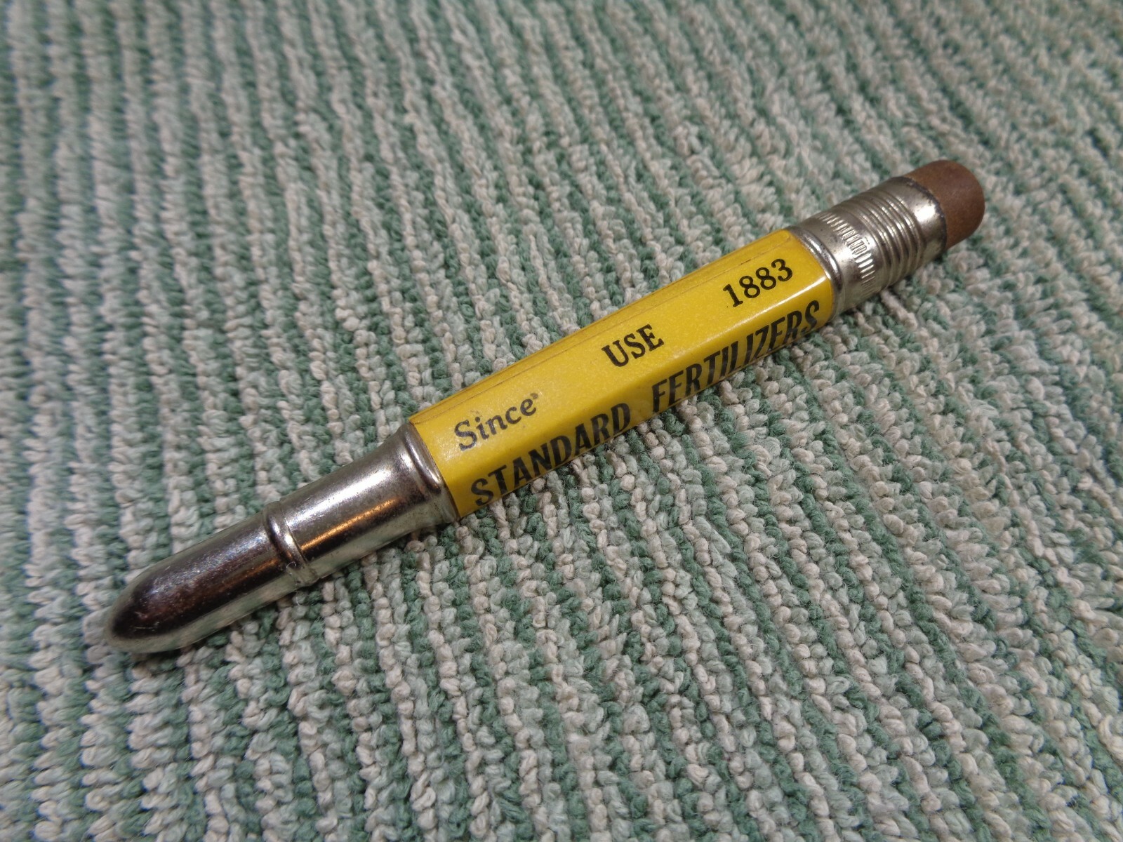 Vtg Standard Fertilizer Chemical Mechanical Pencil Spare Lead Storage Container
