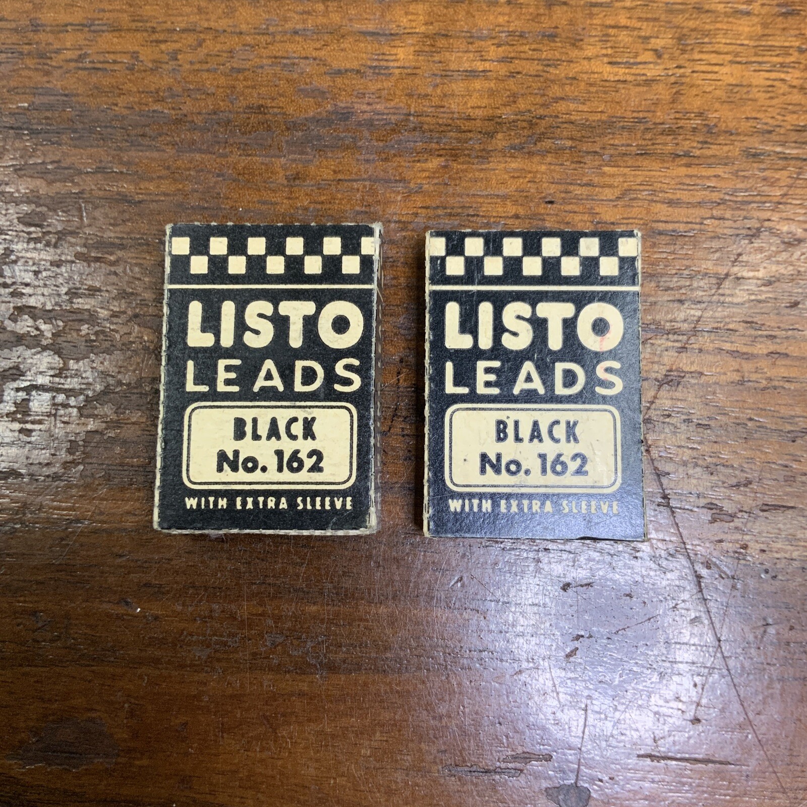 Lot of Vintage Listo Leads Black No. 162 Marking Leads see pics.