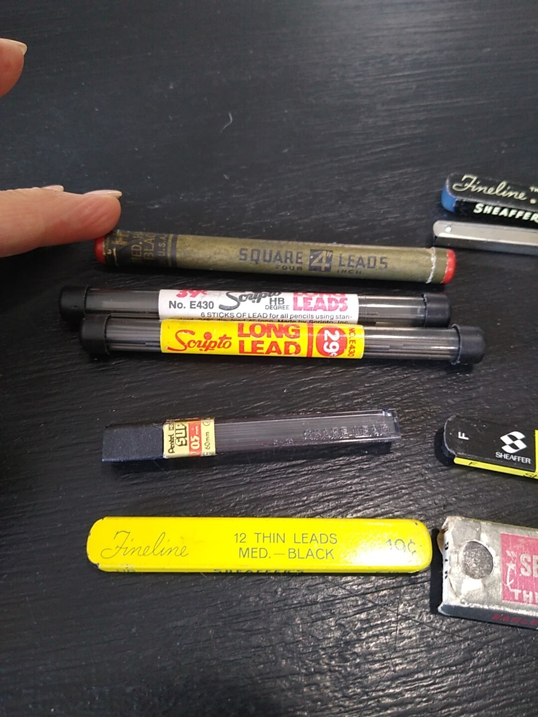 Vintage Lead Lot~Eagle/ Eversharp/Sheaffer/Scripto/Autopoint~Vintage Decor