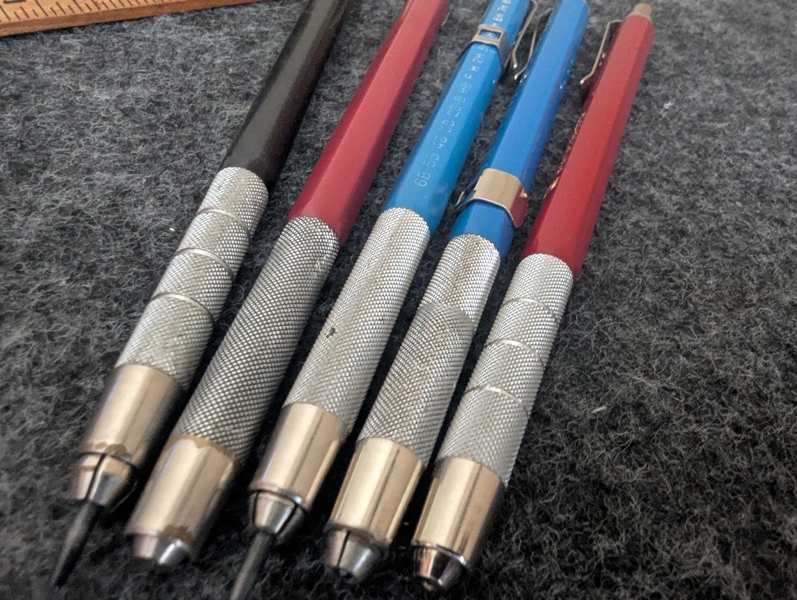 Lot of 5 Charvoz 38-0023 + 38-022 Drafting Lead Holders Italy JM