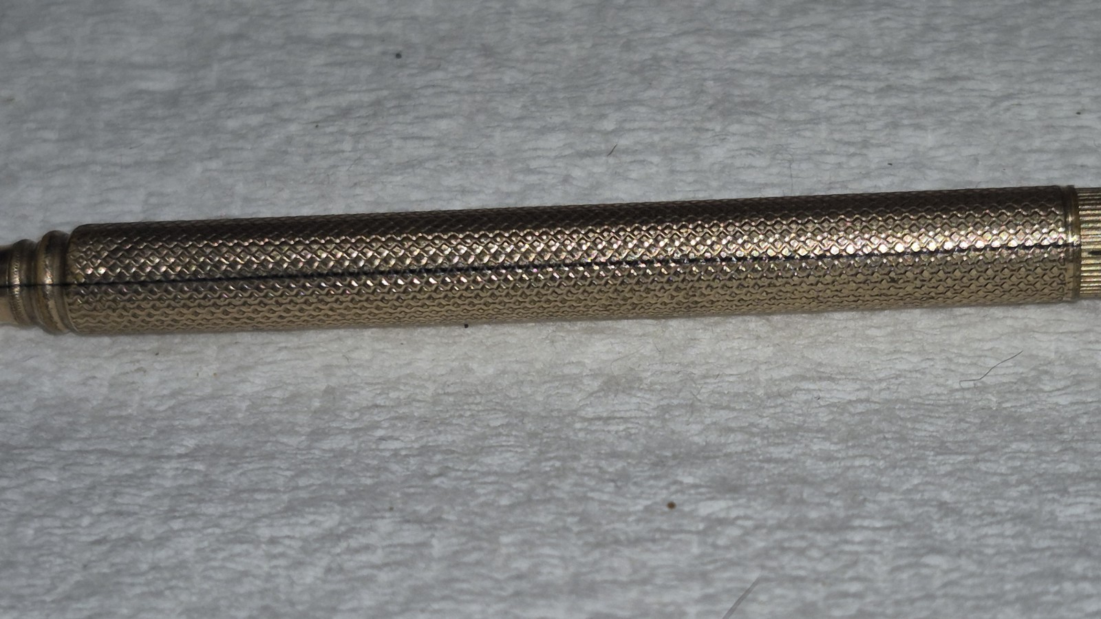 Unmarked Victorian Era Gold (Plated?) Extending Working Pencil in Original Box?