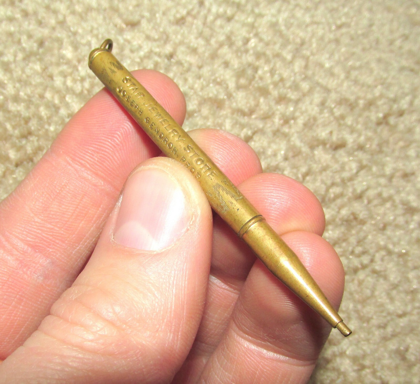 Antique Star Jewelry Store Providence RI Mechanical Advertising Pencil