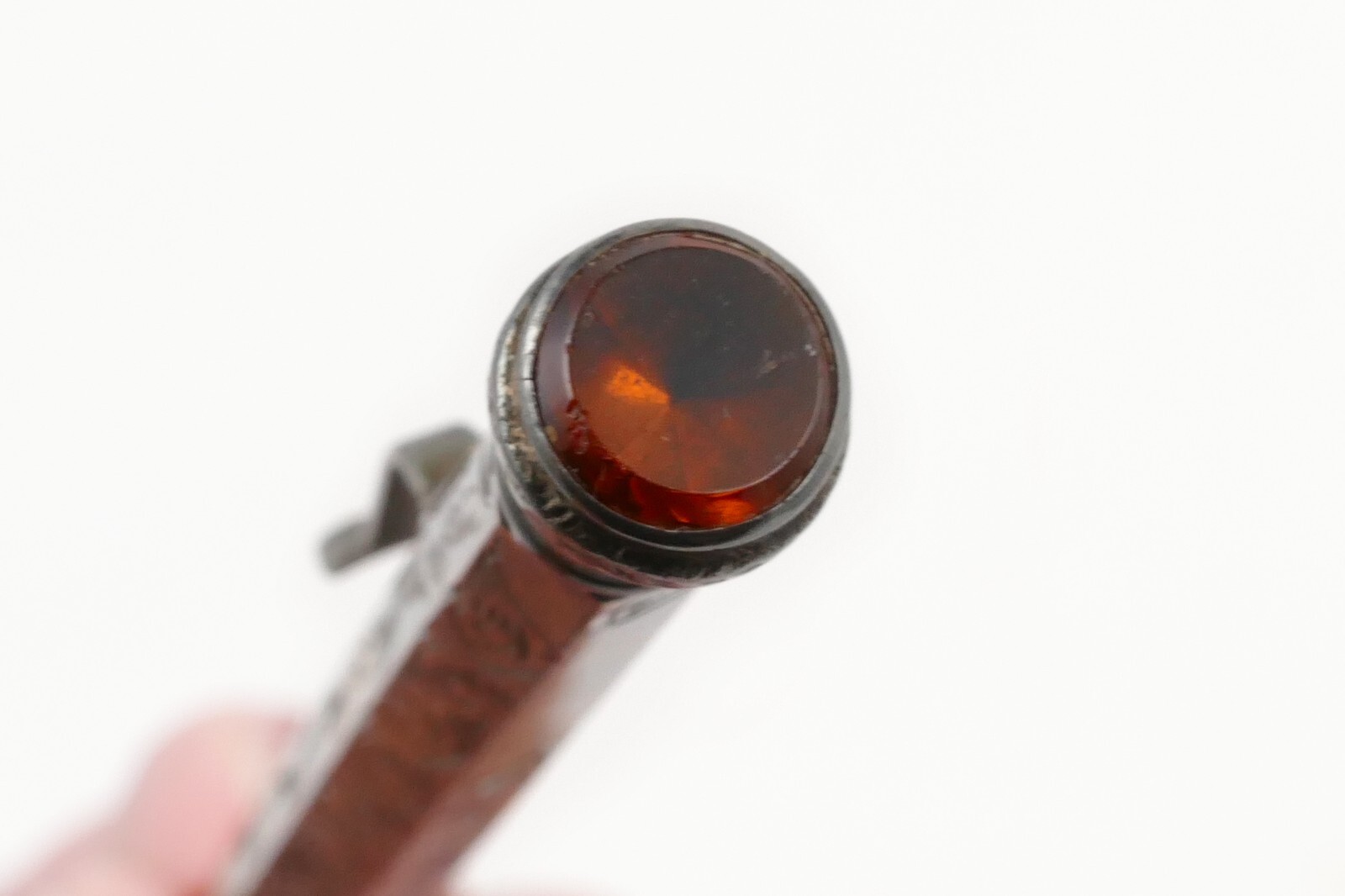 Vintage Everpoint Sterling Silver Pencil with Jewel Gem Top READ
