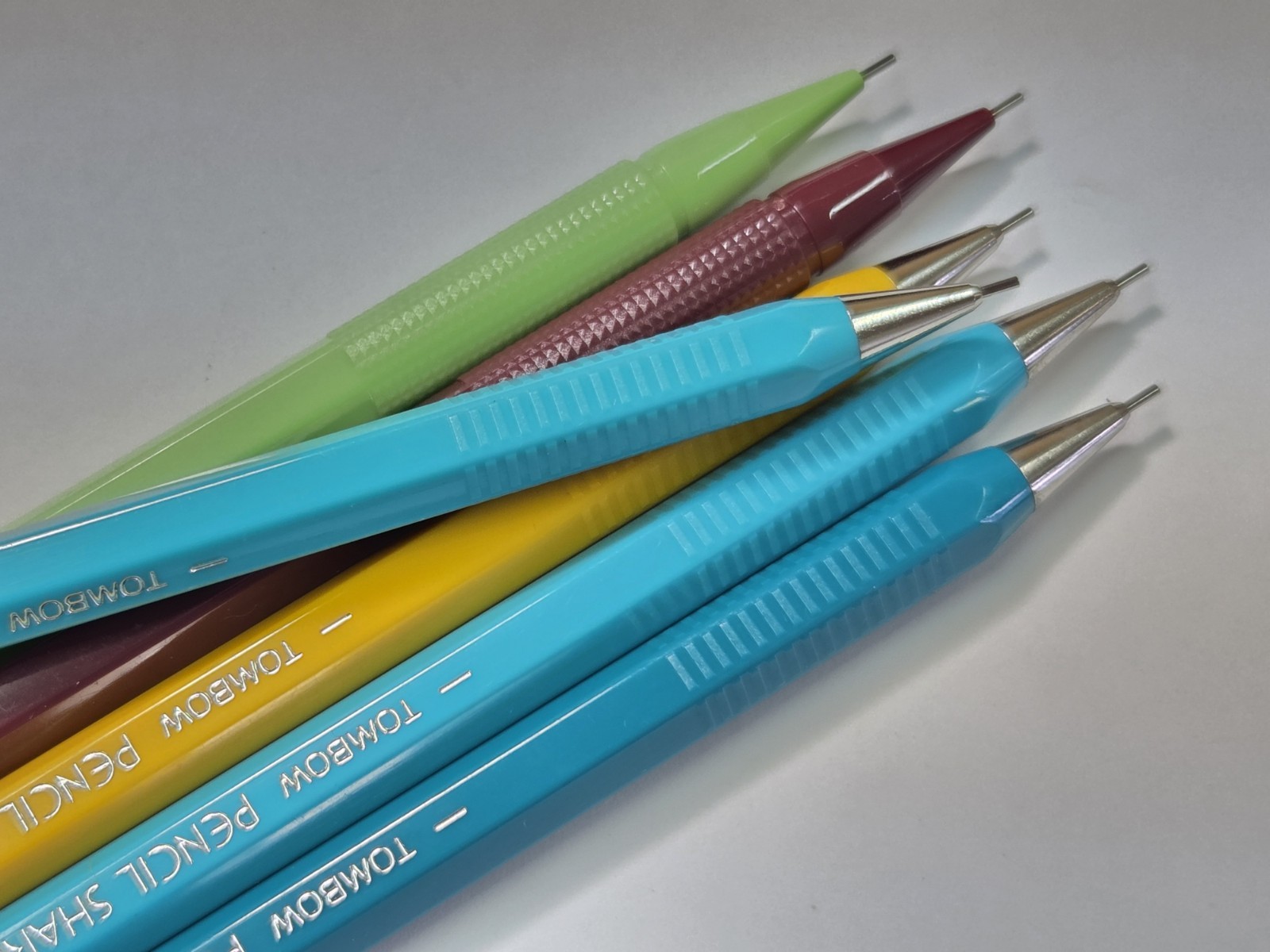 Tombow Pencil Sharp & Mitsubishi Uni Vintage mechanical pencil set of 6