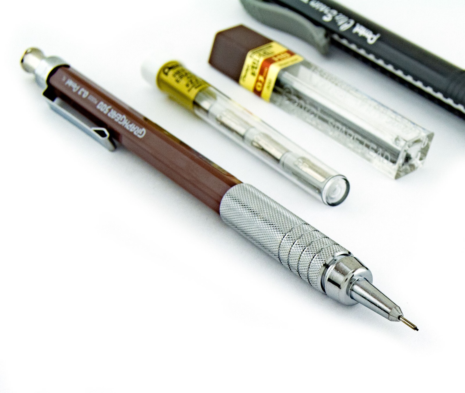 Pentel 0.3mm Graphgear 500 Mechanical Drafting Pencil Lead Clic Eraser Lot