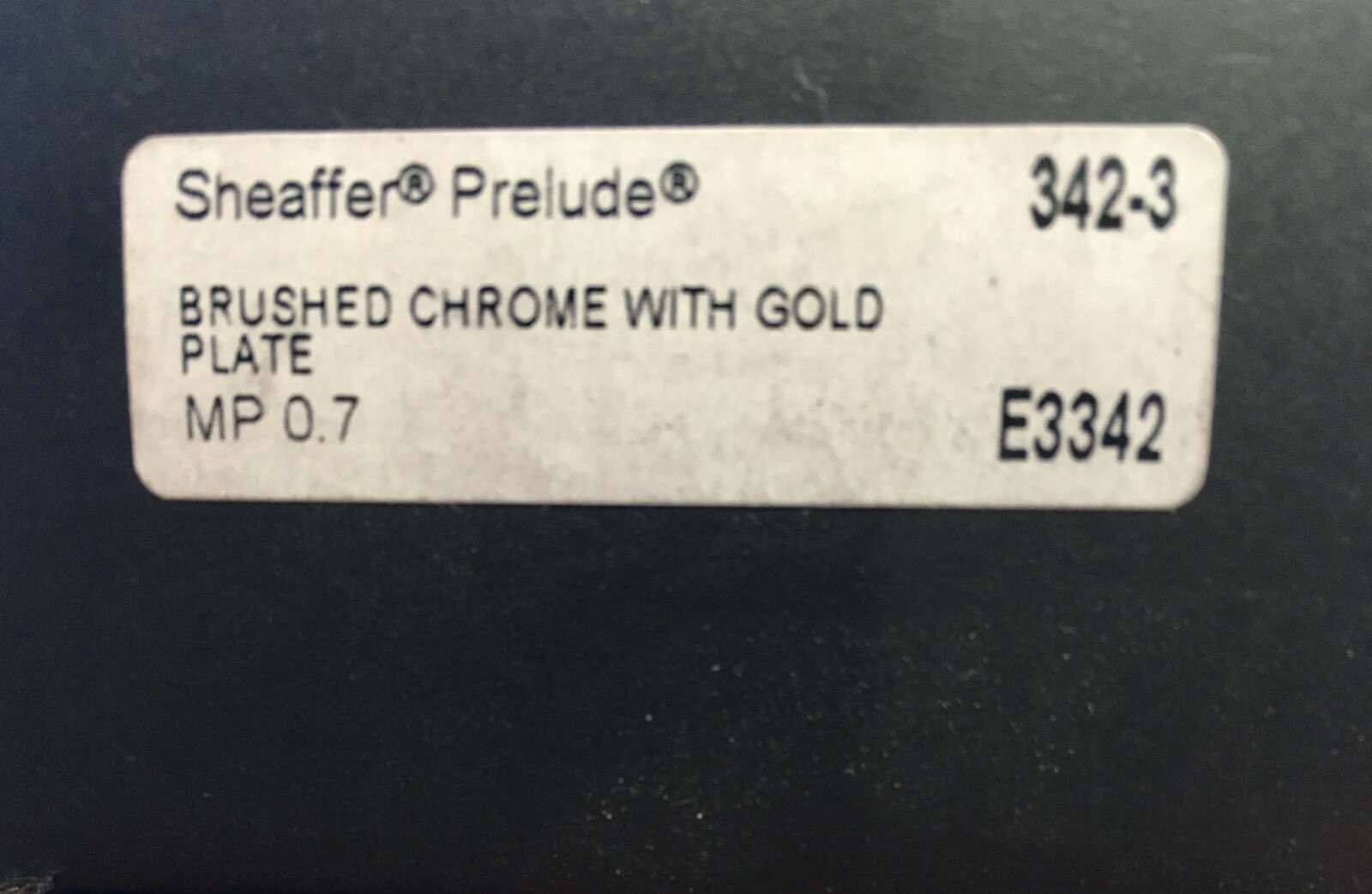 Sheaffer Prelude Brushed Chrome With Gold Plate Trim 0.7mm Pencil
