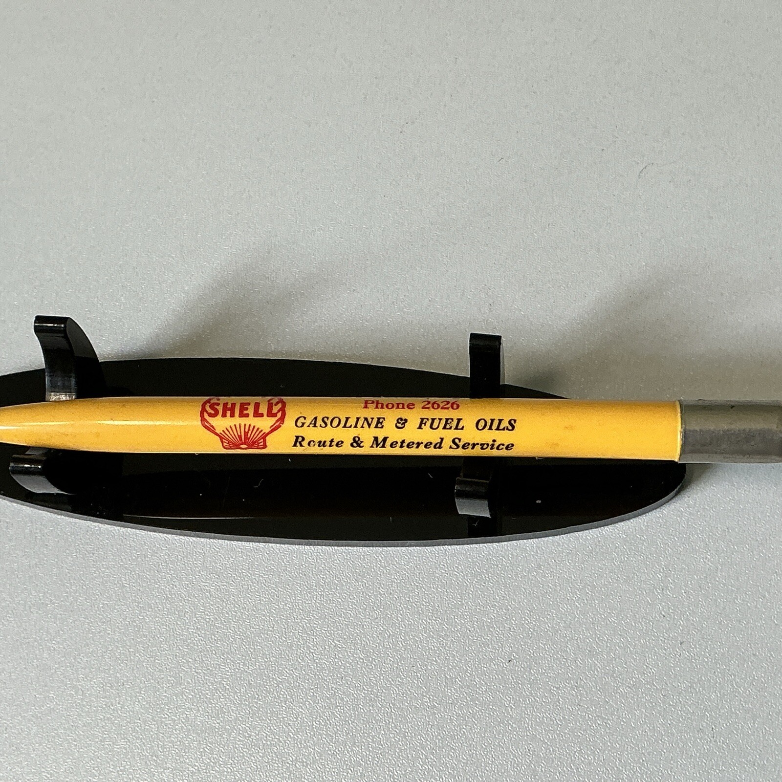 VTG Scripto Mechanical Pencil Shell American Petroleum Co Jay Stair Agent B134