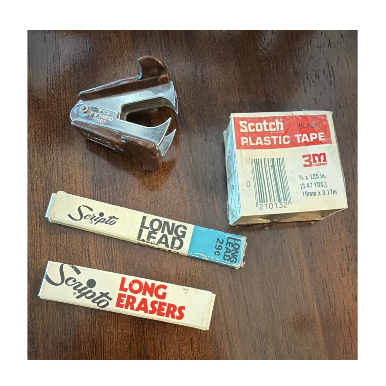 Vintage Office Supplies Scripto Scotch Bates