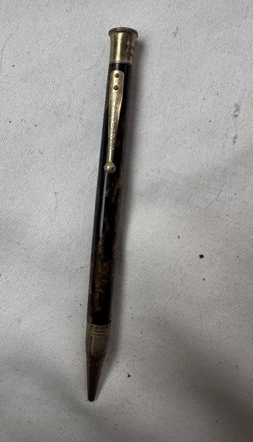 ANTIQUE MORRISONS MECHANICAL PENCIL PATENT PENDING 1/40 14K GOLD FILLED