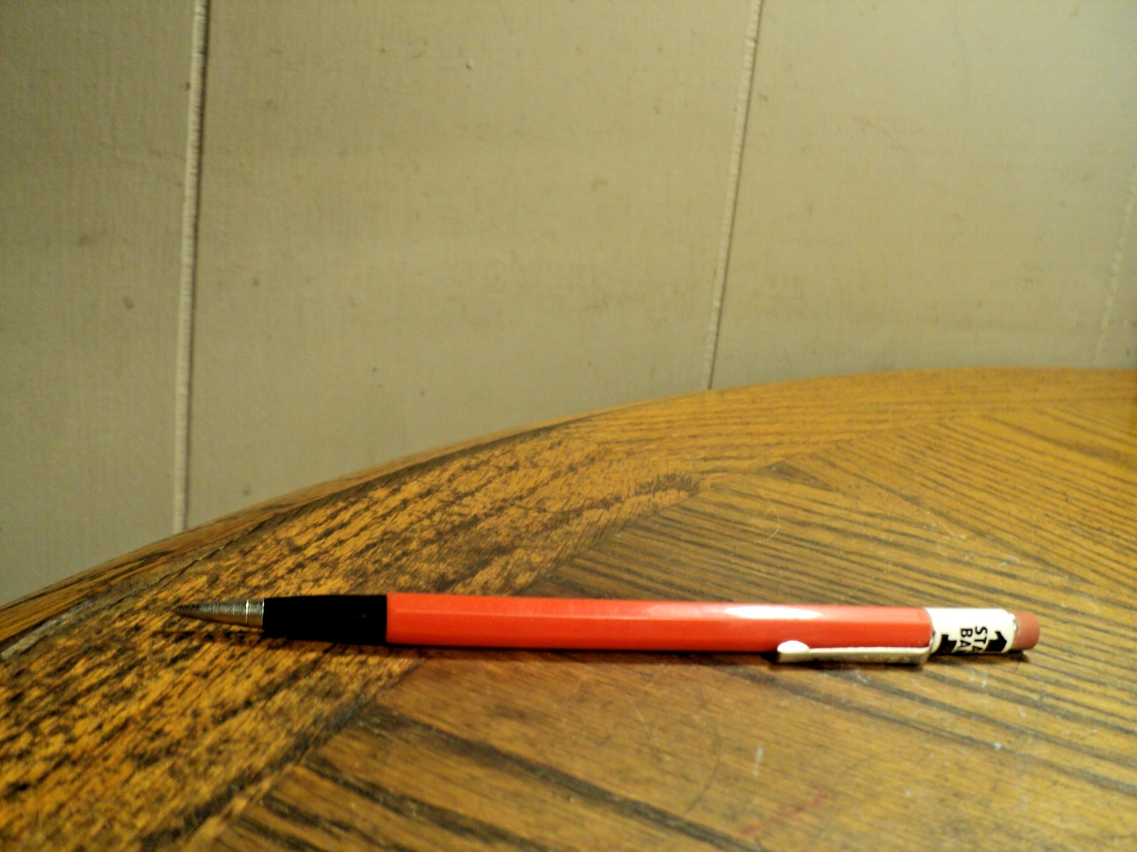 Vintage Durolite Mechanical Pencil First State Bank Elkhart KA 5-5/8″ Long USA
